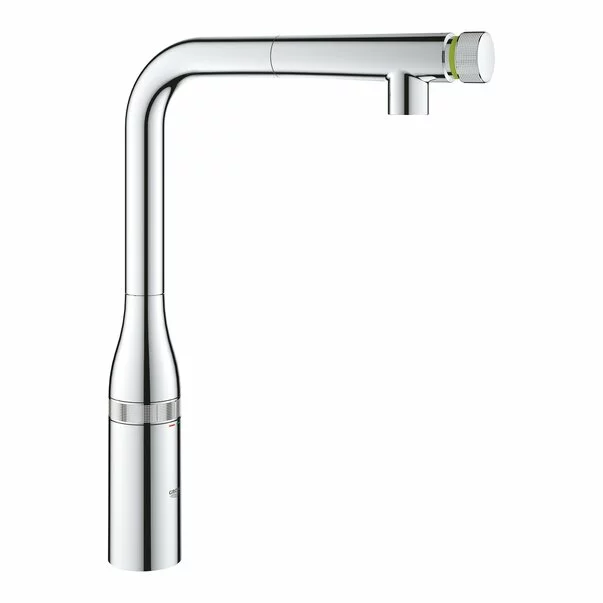 Baterie bucatarie cu dus extractibil Grohe Essence SmartControl crom picture - 4