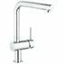 Baterie bucatarie cu dus extractibil Grohe Minta crom lucios picture - 1