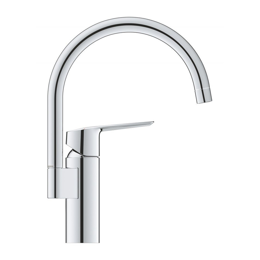 Baterie bucatarie Grohe Start cu pipa pivotanta crom lucios