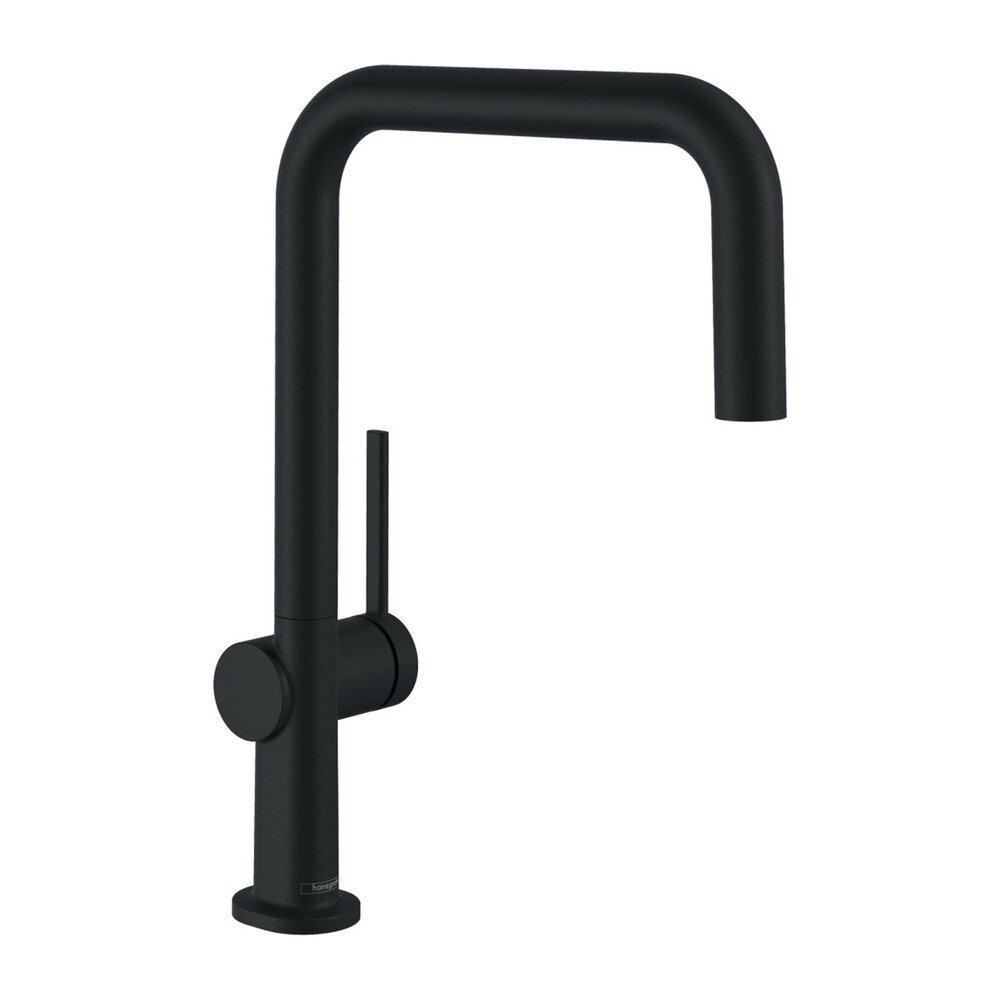 Baterie bucatarie Hansgrohe Talis M54 220 negru mat cu 1 tip de jet