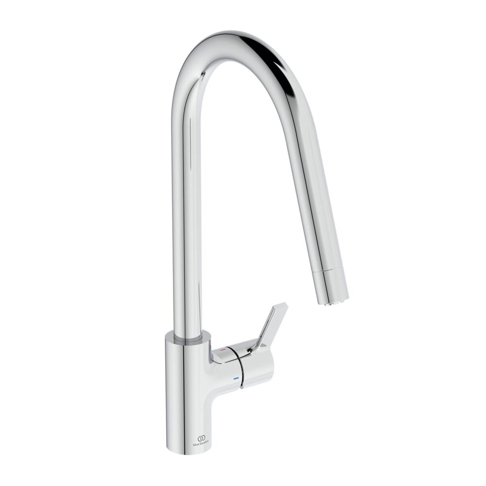 Baterie bucatarie Ideal Standard Gusto pentru presiune scazuta crom lucios