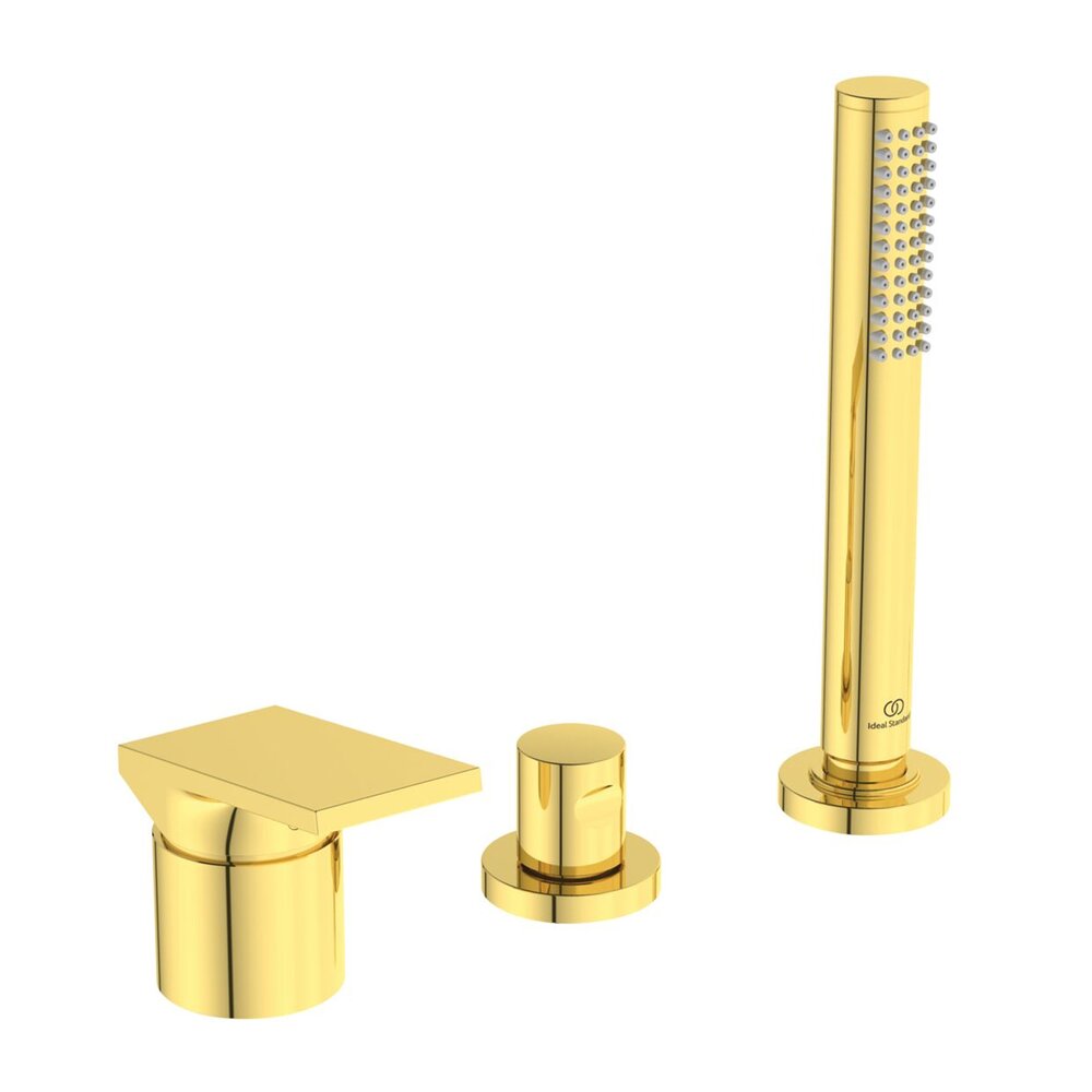 Baterie cada - dus Ideal Standard Atelier Extra auriu periat cu 3 elemente