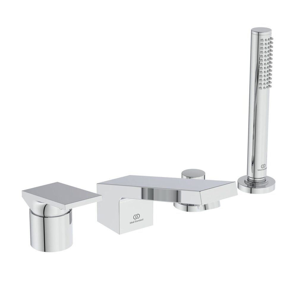 Baterie cada - dus Ideal Standard Atelier Extra crom lucios cu 4 elemente