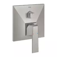 Baterie cada - dus incastrata Grohe Allure Brilliant 3 iesiri crom periat Supersteel fara corp ingropat
