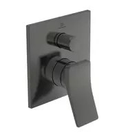Baterie cada - dus incastrata Ideal Standard Atelier Conca gri Magnetic Grey fara corp ingropat picture - 2