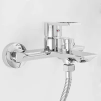 Baterie cada - dus Rea Flip monocomanda crom cu set de dus picture - 4