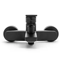 Baterie cada - dus Rea Luppo negru cu set de dus picture - 7