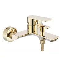 Baterie cada - dus Rea Urban monocomanda auriu cu set de dus picture - 6