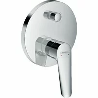 Baterie cada - dus incastrata Hansgrohe Logis E crom lucios