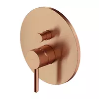 Baterie cada monocomanda incastrata cupru periat Omnires Y cu corp ingropat