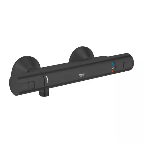 Baterie dus Grohe Precision Start termostatata negru mat