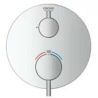 Baterie dus incastrata Grohe Atrio crom termostatata picture - 3