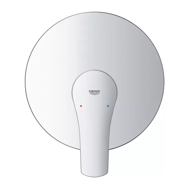 Baterie dus incastrata Grohe Eurosmart crom lucios cu corp ingropat picture - 2