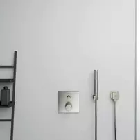 Baterie dus incastrata Ideal Standard Ceratherm C100 argintiu Silver Storm fara corp ingropat picture - 3