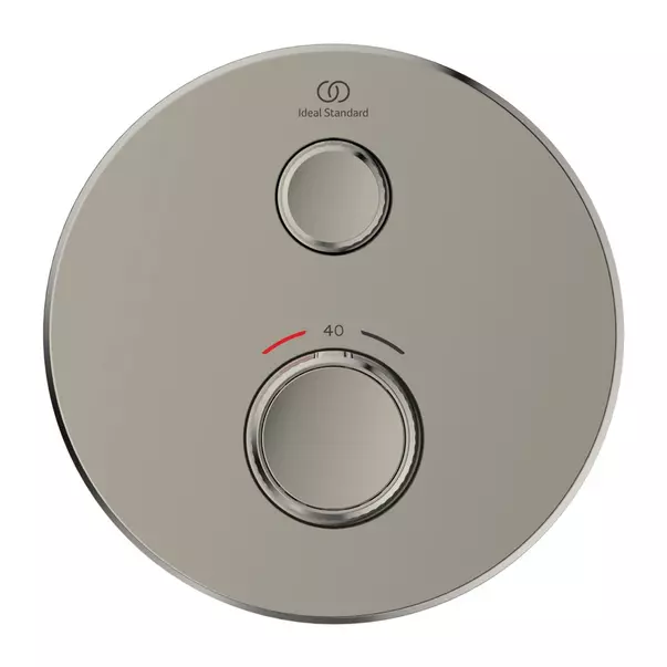 Baterie dus incastrata Ideal Standard Ceratherm Navigo argintiu Silver Storm fara corp ingropat picture - 4