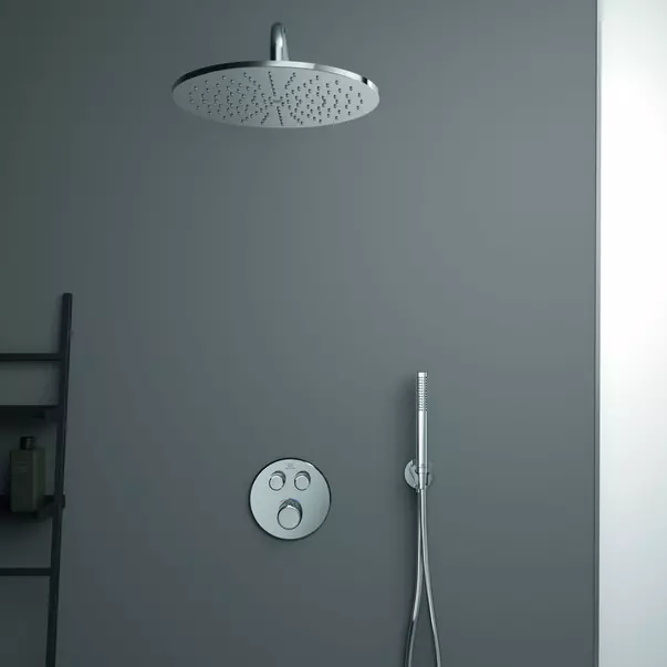 Baterie dus incastrata Ideal Standard Ceratherm Navigo fara corp ingropat crom lucios picture - 5