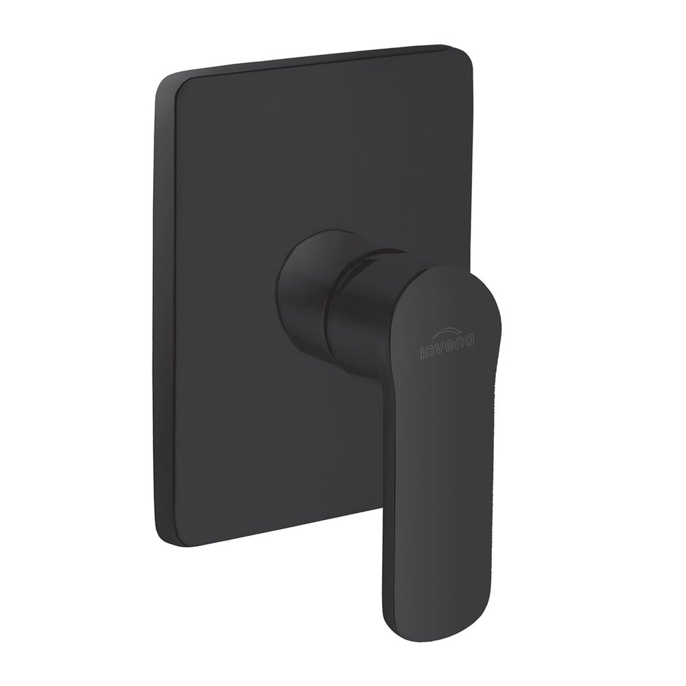 Baterie dus incastrata Invena Siros negru mat 1 functie