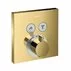Baterie dus termostatata Hansgrohe ShowerSelect auriu lucios incastrata - 1