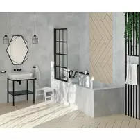 Baterie lavoar dubla comanda Deante Temisto negru mat picture - 2