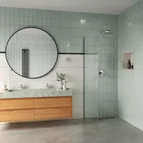 Baterie lavoar FDesign Lacrima dubla comanda crom lucios