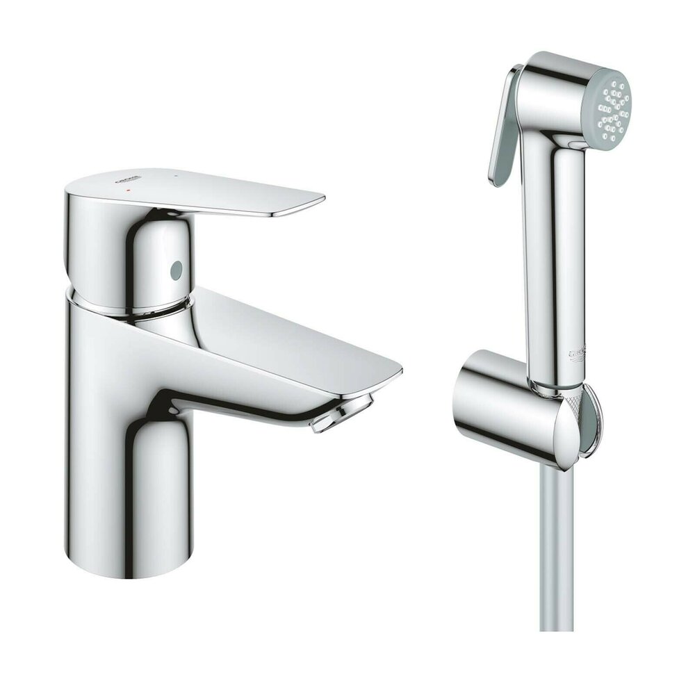 Baterie lavoar Grohe BauEdge New S cu dus igienic Grohe