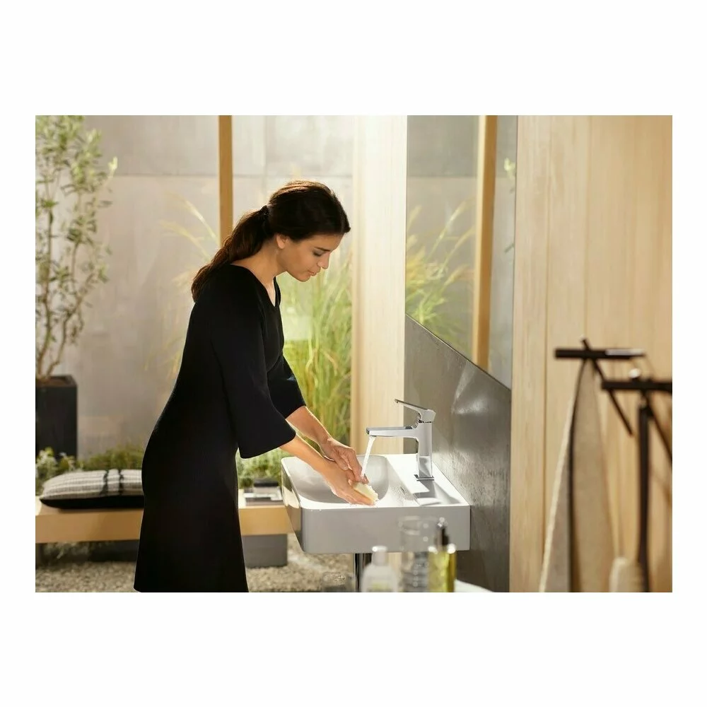 Baterie lavoar Hansgrohe Metropol 110 cu ventil Push-Open bronz