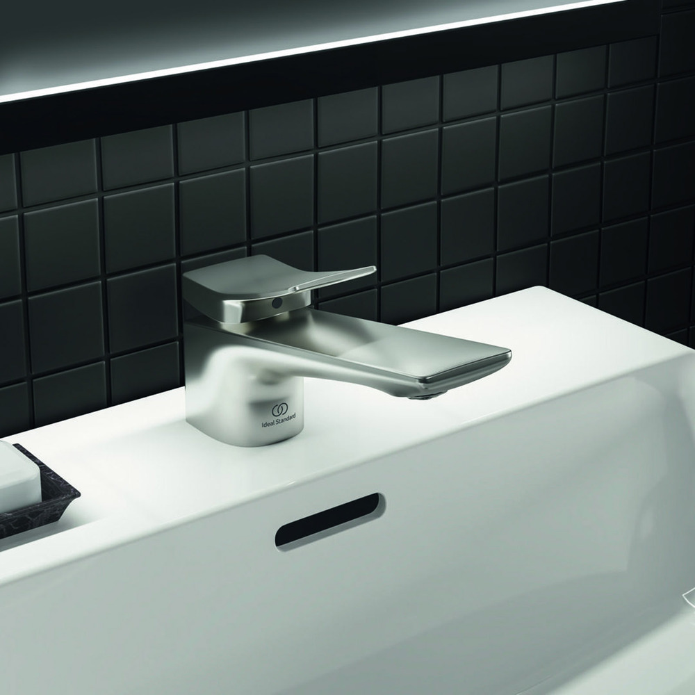 Baterie lavoar Ideal Standard Atelier Conca argintiu Silver Storm