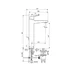 Baterie lavoar inalta Ideal Standard Ceraplan 250 negru mat cu ventil Pop-Up metalic picture - 3