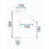 Baterie lavoar inalta Rea Spot negru mat picture - 3
