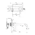 Baterie lavoar incastrata Ideal Standard Atelier Joy crom lucios pipa 22 cm picture - 10
