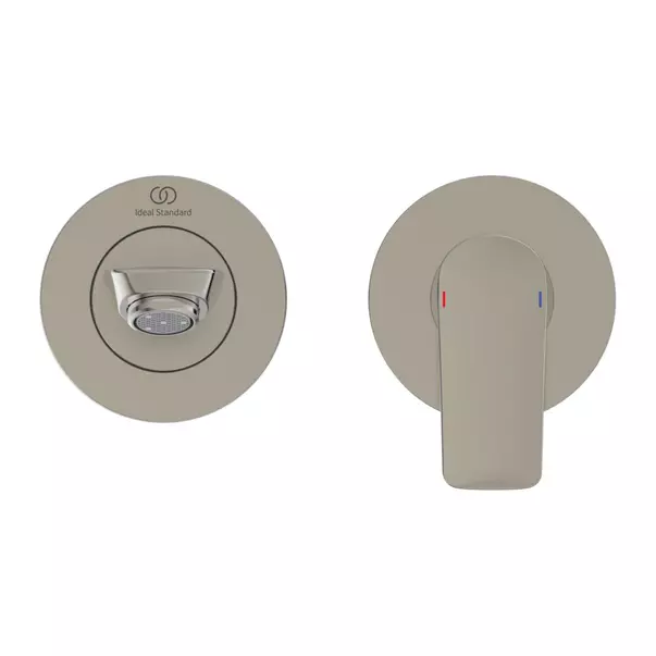Baterie lavoar incastrata Ideal Standard Connect Air pipa 19 cm argintiu Silver Storm fara corp ingropat picture - 7