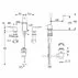 Baterie lavoar Kludi Pure&Solid din 3 elemente cu ventil metalic crom lucios picture - 3