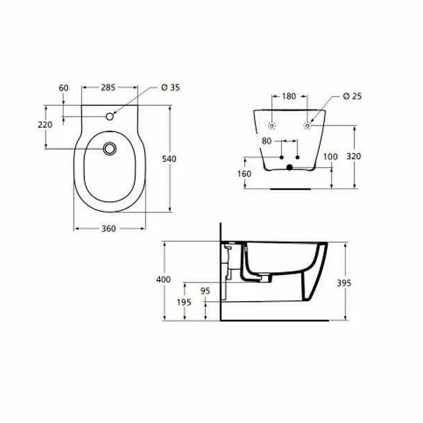 Bideu suspendat Ideal Standard Connect picture - 2
