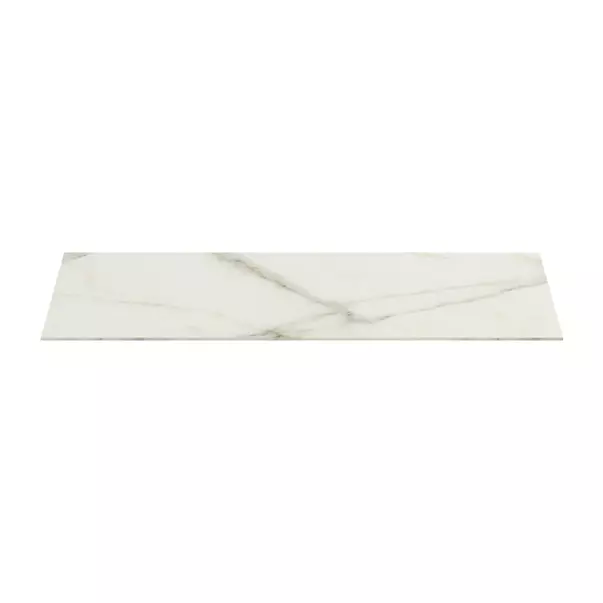 Blat ceramic pentru lavoar Ideal Standard Atelier Conca 100 cm finisaj alb marmura picture - 8
