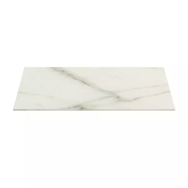 Blat ceramic pentru lavoar Ideal Standard Atelier Conca 60 cm finisaj alb marmura picture - 9