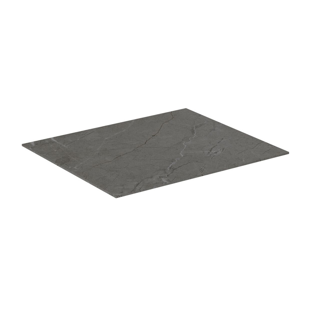 Blat ceramic pentru lavoar Ideal Standard Atelier Conca 60 cm finisaj gri deschis