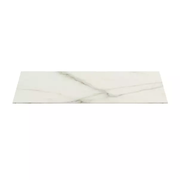 Blat ceramic pentru lavoar Ideal Standard Atelier Conca 80 cm finisaj alb marmura picture - 7