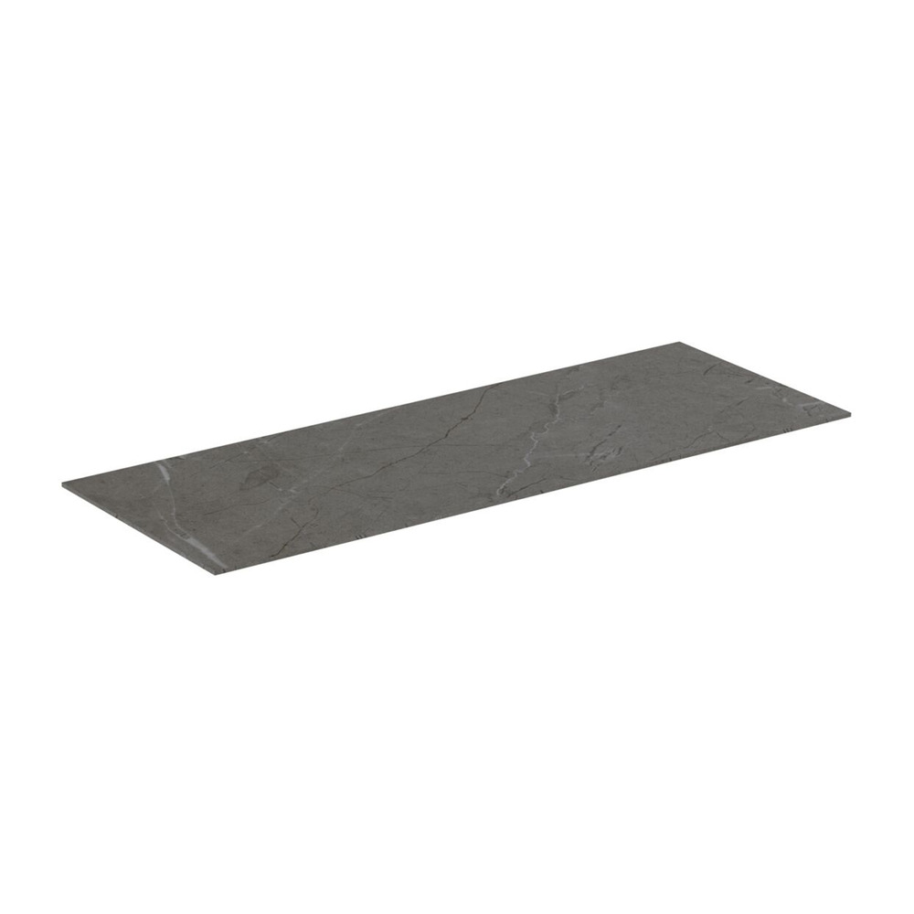 Blat ceramic pentru lavoar Ideal Standard Atelier Conca finisaj gri deschis 100 cm