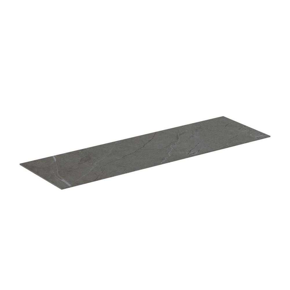 Blat ceramic pentru lavoar Ideal Standard Atelier Conca finisaj gri deschis 120 cm