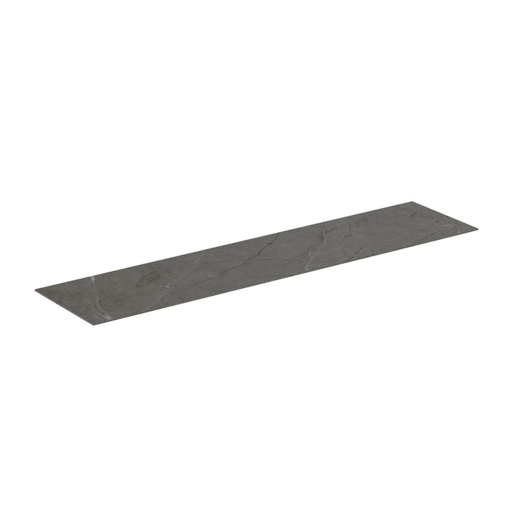 Blat ceramic pentru lavoar Ideal Standard Atelier Conca finisaj gri deschis 160 cm