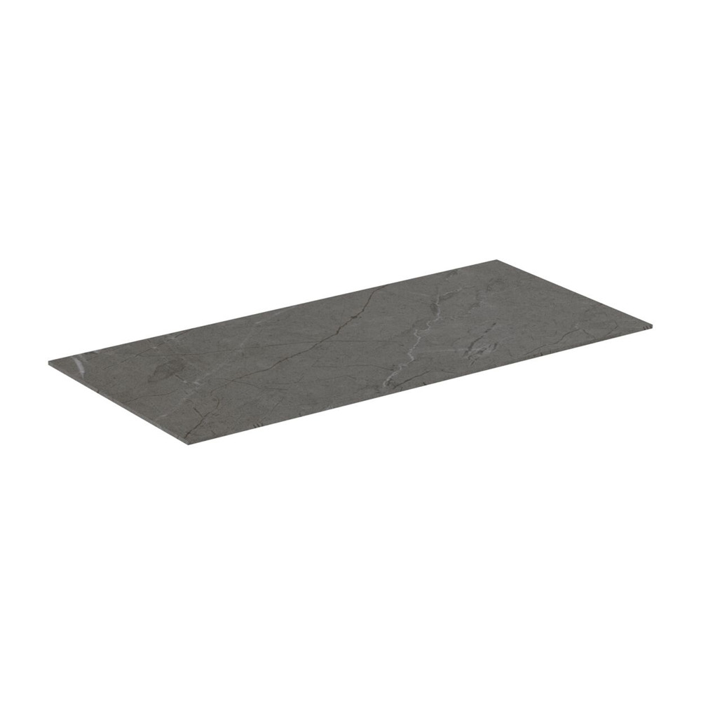 Blat ceramic pentru lavoar Ideal Standard Atelier Conca finisaj gri deschis 80 cm