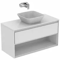 Blat pentru lavoar alb Ideal Standard Connect Air fara decupaj 100 cm picture - 2