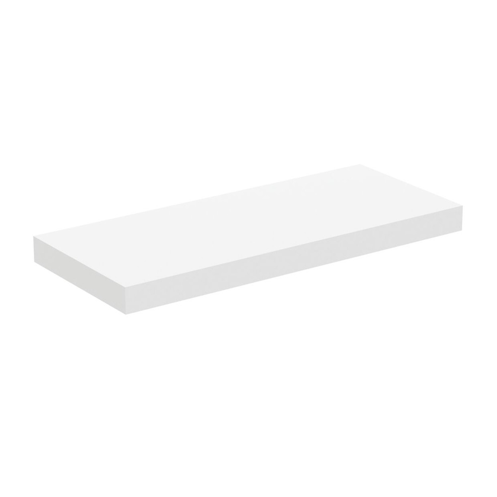 Blat pentru lavoar Ideal Standard Atelier Conca fara decupaj alb mat 120 cm