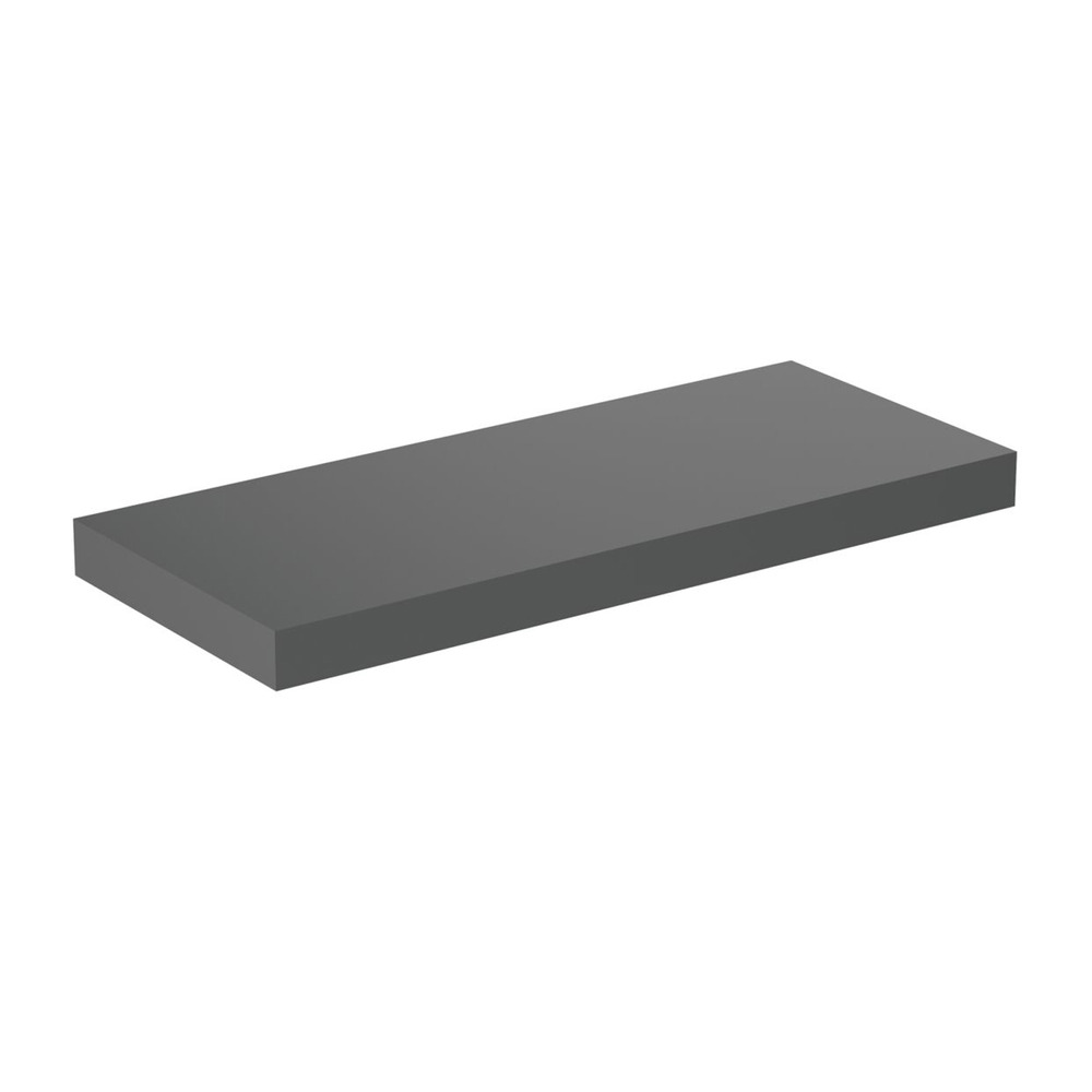 Blat pentru lavoar Ideal Standard Atelier Conca fara decupaj antracit mat 120 cm