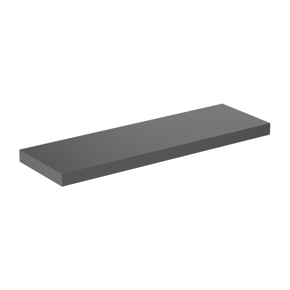 Blat pentru lavoar Ideal Standard Atelier Conca fara decupaj antracit mat 160 cm