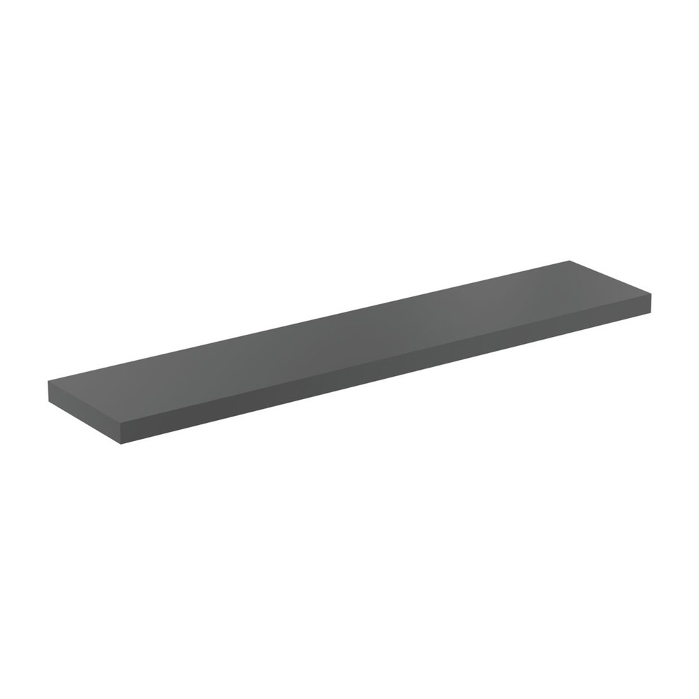 Blat pentru lavoar Ideal Standard Atelier Conca fara decupaj antracit mat 240 cm