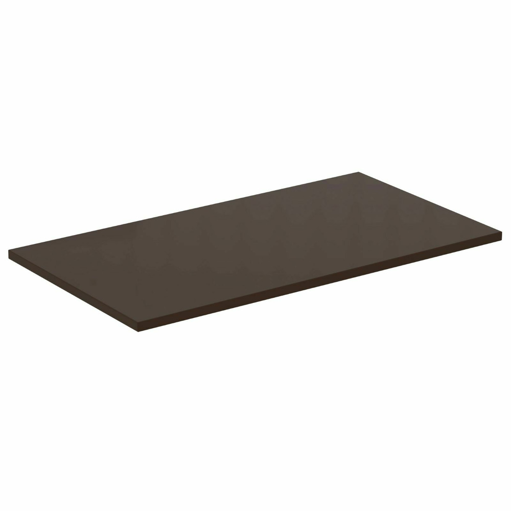 Blat pentru lavoar maro inchis Ideal Standard Connect Air fara decupaj 80 cm Air