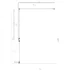 Cabina de dus dreptunghiulara cu usa cu balamale Omnires Manhattan negru mat/transparent 120x80 cm picture - 4