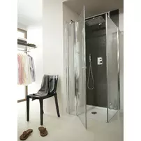 Cabina de dus patrata Deante Cubic cu usa pivotanta 80x80cm finisaj crom picture - 5