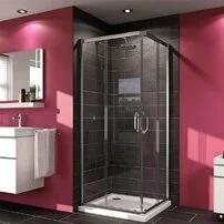 Cabina de dus patrata cu usi glisante Huppe X1A-104 100x100 sticla securizata 6mm anticalcar